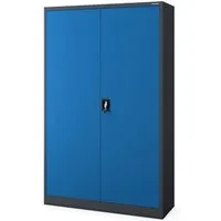 Jan Nowak Metallschrank Jan II - Abschließbarer Aktenschrank mit 5 Ebenen - Aufbewahrungsschränke – Sicherer, abschließbarer Schrank mit Platz für bis zu 60 Ordner und individuell verstellbaren Einlegeböden für optimale Flexibilität.