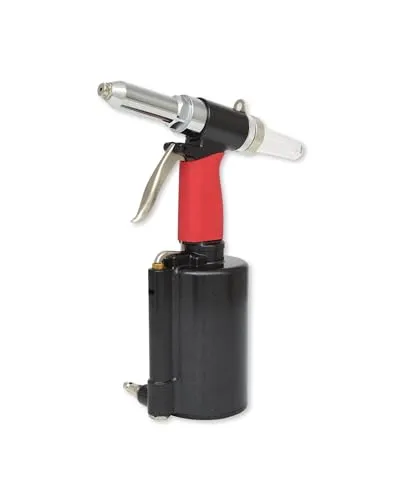 KS Tools Druckluft Nietpistole 515.3101 - Nietzangen mit ergonomischem Design für müheloses Setzen von Blindnieten bis 6,4 mm – ideal für Handwerker und professionelle Anwendungen.