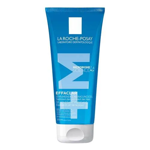 La Roche Posay Effaclar Schäumendes Reinigungsgel 200 ml - Gesichtsreinigung - sanfte, schäumende Formel für klare Haut, ideal bei Unreinheiten und fettiger Haut.