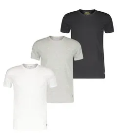 Polo Ralph Lauren Underwear T-Shirt 3er-Pack - Herren-Shirts aus 100% Baumwolle, gerade geschnitten, mit Logo-Stitching und geripptem Rundhalsausschnitt für hohen Tragekomfort.