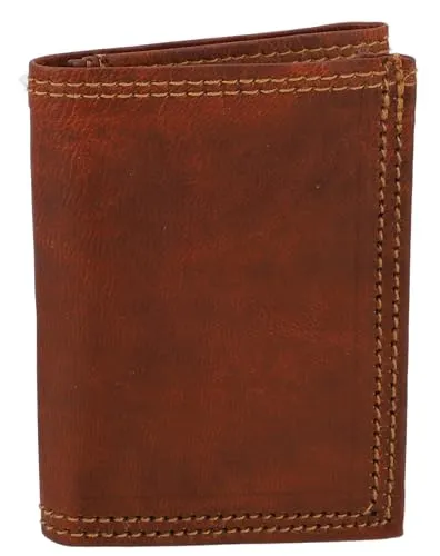 Gusti Leder Geldbörse Arjen – Hochformat Portemonnaie in Braun - Elegante Geldbörse aus hochwertigem Ziegenleder, mit 6 Kartenfächern und praktischem Münzfach. Ideal für den täglichen Gebrauch – stilvoll und funktional!