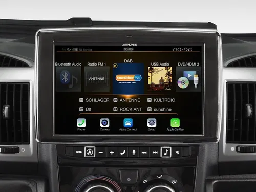 Alpine X902D-DU - 2DIN Navigation für Autos - Modernes 2DIN Navigationssystem mit intuitivem Touchscreen, ideal für eine komfortable Navigation und Unterhaltung unterwegs.