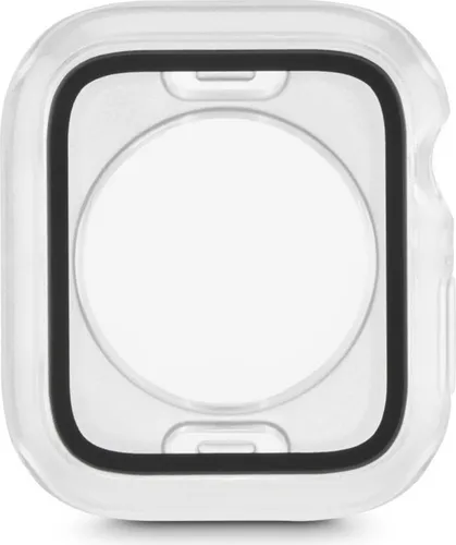 Hama Schutzhülle für Apple Watch 7 8 9 - 45mm, Transparent, 360° Rundumschutz und optimaler Schutz für Sport und Alltag