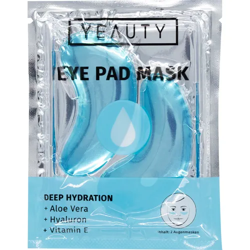 YEAUTY Deep Hydration Eye Pad Mask - Tagespflege mit intensiv feuchtigkeitsspendenden Augenpads für einen frischen Blick. Ideal zur Bekämpfung von Müdigkeitserscheinungen.