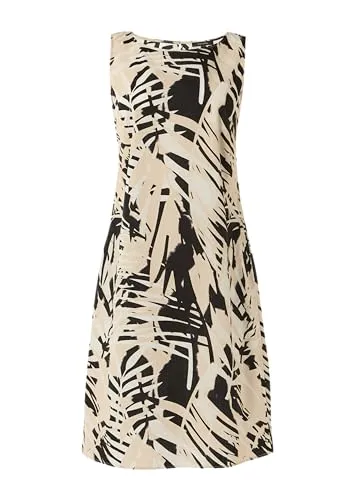comma Minikleid 99a9, Größe 34 - Freizeitkleider für Damen, mit Rundhalsausschnitt und Cut Out, ideal für einen lässigen Look im Sommer.