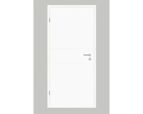 Pertura Zimmertür Tilda 11 Design weiß lackiert (ähnlich RAL 9003) 86x198,5 cm L