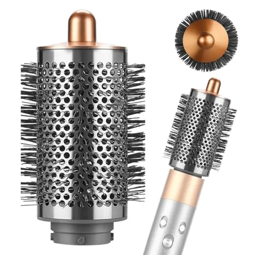 Große runde Volumenbürste-Aufsatz für Dyson Airwrap – Volumen für feines Haar - Der Aufsatz für Dyson Airwrap sorgt mit dichten, weichen Borsten und Luftkanälen für mehr Fülle und Volumen. Ideal für feines Haar, ermöglicht er müheloses Styling mit geringer Temperatur, um Hitzeschäden zu vermeiden.