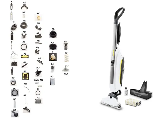 Kärcher FC 5 Ersatzteile für Bodenreiniger FC 5 Premium 1.055-560.0