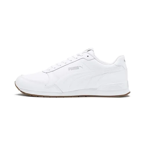 PUMA Unisex ST Runner v2 Full L Low-Top Trainer - Puma White-Gray Violet, 42 EU - Herren-Sneaker mit optimaler Stabilität, echtem Leder und klassischem Look für jeden Anlass.