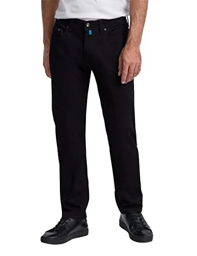 Pierre Cardin Herren Lyon Tapered Jeans, Black Black raw - Komfort und Nachhaltigkeit vereint - Jeans mit Futureflex-Technologie für optimale Bewegungsfreiheit und Komfort. Hergestellt aus Organic Cotton mit reduziertem Wasser- und Energieverbrauch für umweltfreundliche Mode.