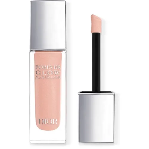 DIOR Forever Glow Maximizer 017 Nude - Flüssiger Highlighter für strahlenden Teint und 24 Stunden Feuchtigkeit, angereichert mit Iris-Extrakt und 92% natürlichen Inhaltsstoffen. Ideal für vielseitige Anwendungen.