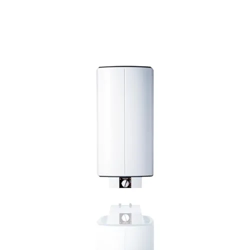 STIEBEL ELTRON Wandspeicher SH 100 S - 100 Liter Warmwasserspeicher - Druckfester Warmwasserspeicher mit stufenloser Temperatureinstellung von 35-82 °C und LED-Anzeige, ideal für komfortable und energiesparende Warmwasserversorgung in Küche und Bad.
