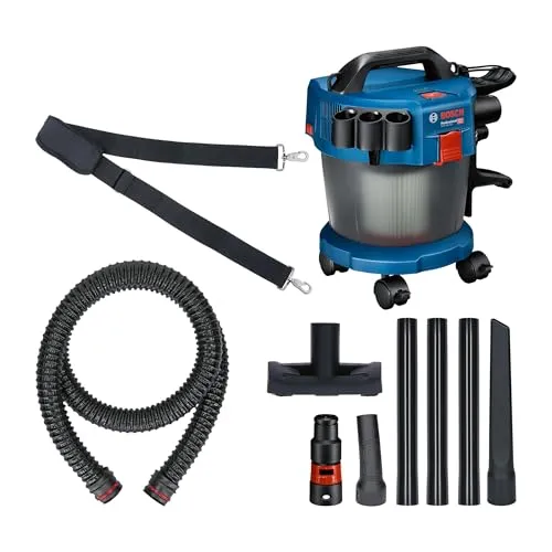 Bosch Professional GAS 18V-10 L - 18V Akku Nass- & Trockensauger, exzellente Saugleistung mit 10L Behältervolumen und umfangreichem Zubehör