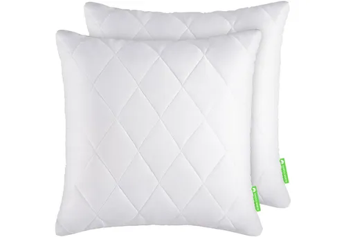 Gentle North Microfaserkissen 2er Set - Kopfkissen Set mit anpassbarer Füllung, allergikerfreundlich und waschbar bis 60°C für ein angenehmes Schlafklima.