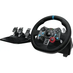 Logitech G29 Driving Force - Realistisches Lenkrad für PS5, PS4 und PC - Gaming-Zubehör mit Force-Feedback für ein authentisches Rennerlebnis. Spüre die Vibrationen und den Reifenverschleiß beim Spielen von F1 und Gran Turismo.