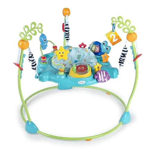 Baby Einstein Spielcenter Curiosity Cove - 360-Grad-Drehgelenk, über 15 Melodien und Lichter, ideal für Babys ab 6 Monaten