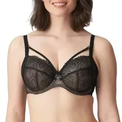 PrimaDonna Sophora Full Cup Bügel-BH Schwarz F 100 Damen - Eleganter Bügel-BH von PrimaDonna Sophora – für optimalen Halt und natürlichen Look. Abnehmbare Bänder für flexibles Styling und raffinierte Spitzendetails. Ideal für jeden Anlass, erhältlich in verschiedenen Größen.