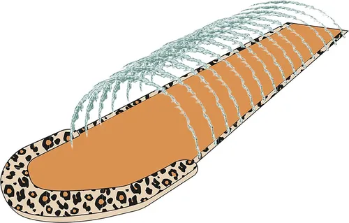 Swim Essentials Wasserrutsche Leopard - Wasserbahn für Kinder von 1-12 Jahren, bietet Spaß und Abenteuer im Garten oder am Pool.