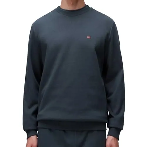 Napapijri Sweatshirt Fleece Balis Crew 1 - Regular Fit in Olive Green - Herren Sweatshirt aus weichem Fleece, perfekt für lässige Looks und kühle Tage. Ideal für den Alltag und Freizeitaktivitäten.