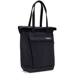 Thule Paramount 22l-Tragetasche Black 22 - Reisetasche mit gepolsterter Laptop-Hülle für 16 Zoll, wasserabweisendem Material und reflektierenden Details für Sichtbarkeit bei Nacht.