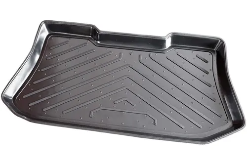 RECAMBO Kofferraumwanne für Mitsubishi Pajero II, V20, 3 Türen, 1990-2000, für Mitsubishi Pajero II, 100% passgenaue Antirutschmatte, Kofferraum Schutzmatte, Gummimatte
