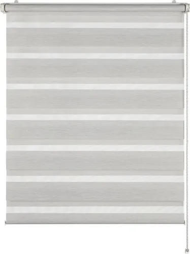 Doppelrollo Tilda – SCHÖNER WOHNEN, transparent, 45 cm x 150 cm - Rollos mit flexibler Klemmfix-Montage, ideal für Sichtschutz und Lichtdurchlässigkeit, erhältlich in silberner oder weißer Technik.