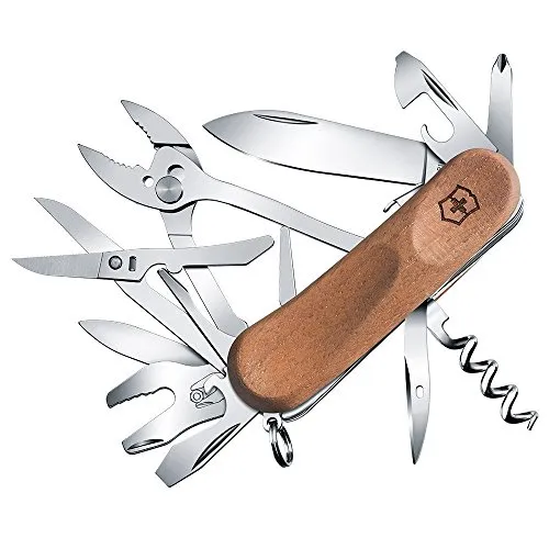 Victorinox, Schweizer Taschenmesser, Evolution S557, Multitool, Swiss Army Knife mit 19 Funktionen, Klinge, gross, Dosenöffner, Schraubendreher 3 mm, Feststellklinge