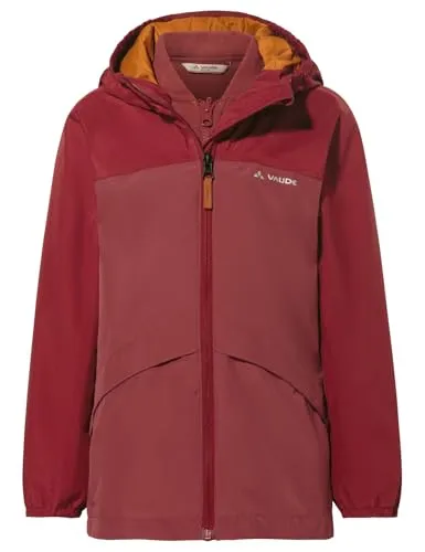 VAUDE Kids Escape 3in1 Jacket - Funktionsjacke für Kinder: Wasserdicht, winddicht und atmungsaktiv – perfekt für Alltag und Abenteuer im Freien, mit pflegeleichter Fleece-Innenjacke.