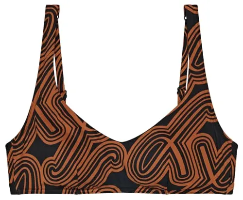 Triumph Damen Flex Smart Summer P 02 pt EX Bikini top, Brown - Dark Combination, 02