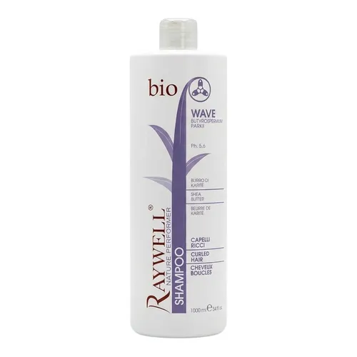 Raywell WAVE Shampoo Locken Lockenpflege Curly Elastizität Frizz krauses Haar 1L