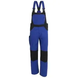Latzhose X-Serie kornblau/schwarz, Größe 56 - Robuste Arbeitskleidung - Hochwertige Latzhose in kornblau/schwarz, ausgestattet mit vielen praktischen Taschen und verstellbarem Bund für optimalen Tragekomfort bei der Arbeit.