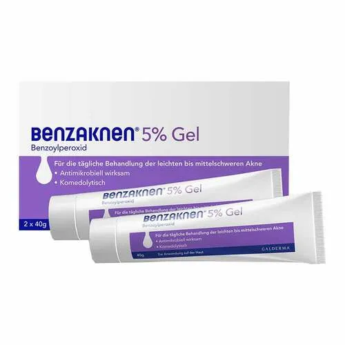 Benzaknen 5% Gel bei leichter bis mittelschwerer Akne 80 g