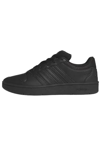 adidas Herren Hoops Classic Schuhe, core Black/Carbon, 45 1/3 EU - Stylische Herren Sneakers mit regulärer Passform, robustem Synthetik-Obermaterial und rutschfester Gummiaußensohle für optimalen Tragekomfort.