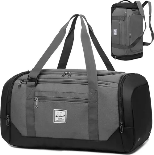 Laripwit Sporttasche Herren 40L mit Schuh- und Nassfach - Sporttasche Herren - Wasserdicht und leicht, ideal für Fitness und Reisen mit 40L Kapazität und praktischen Fächern für Schuhe und verschwitzte Kleidung.