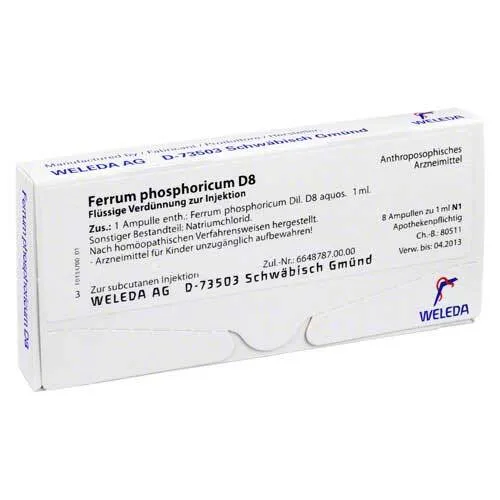 Ferrum phosphoricum D 8 Ampullen 8 ml