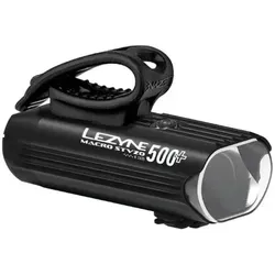 Lezyne Macro Drive 500+ Reverse StVZO - Fahrradbeleuchtung mit maximal 500 Lumen und 18 Stunden Laufzeit. StVZO-zugelassene Linse und robustes Aluminiumgehäuse, ideal für sicheres Fahren bei Nacht.