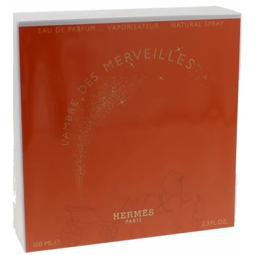 HERMÈS L'Ambre des Merveilles Eau de Parfum für Damen 100 ml - Damendüfte, verführerischer orientalischer Duft, der Sinnlichkeit unterstreicht und sich ideal für kühles Wetter eignet.