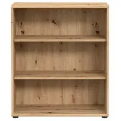 FORTE TEMPRA 2 Regal mit 2 Einlegeböden - Schweberegal aus Holzwerkstoff in Artisan Eiche Dekor, mit 2 verstellbaren Einlegeböden und pflegeleichten Oberflächen für eine einfache Montage und flexibles Design.