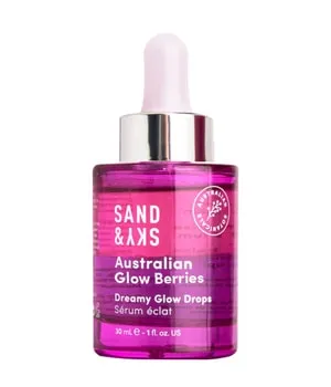Sand & Sky Dreamy Glow - Zwei-Phasen-Gesichtsserum mit Emu Apple und Hyaluronsäure - Gesichtsserum für strahlende Haut, kombiniert die Wirksamkeit eines Serums mit der Pflege eines Öls, für sofortige Strahlkraft ohne fettige Rückstände.