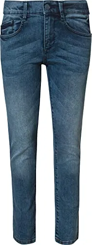 s.Oliver Jungen Jeans Blau 56z6, 176 Slim - Jungen-Jeanshosen mit schmaler Passform, verstellbarem Bund und hohem Stretch-Anteil für optimalen Tragekomfort – ideal für aktive Kinder.