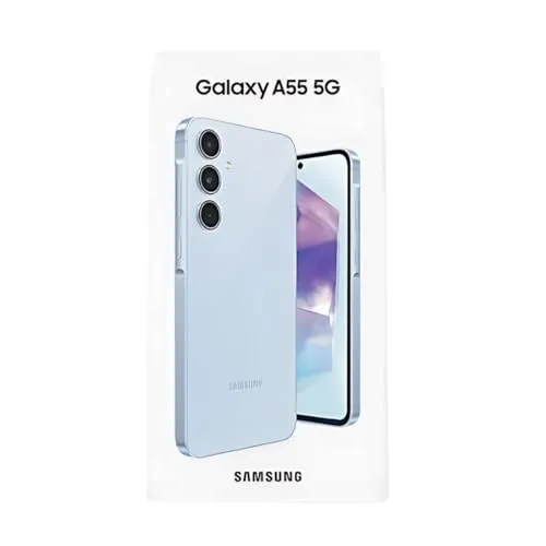 Samsung A556B Galaxy A55 5G - 256GB, 8GB RAM, beeindruckendes 6,6" Super AMOLED Display und 50 MP Kamera, ideal für Fotografie-Enthusiasten und Multitasking