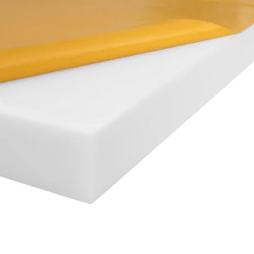 Quiet Please Schallabsorber Basotect® 100x50x2cm weiß selbstklebend Schallschutz Schalldämmung Akustikschaumstoff für Wand und Decke
