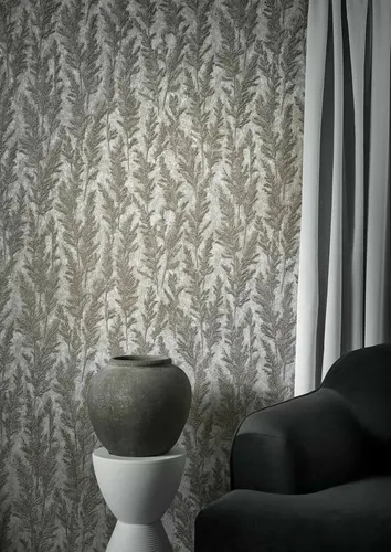 Vliestapete MARBURG, silber, B:0,70m L:10,05m, Vlies, Tapeten, moderne Tapete für Wohnzimmer Schlafzimmer Küche