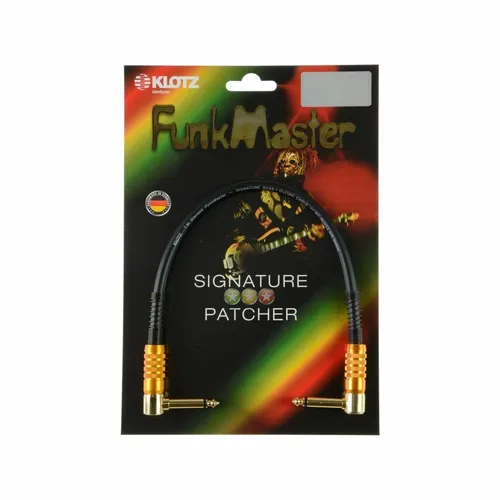 KLOTZ T.M. Stevens - unsymmetrisches Patchkabel mit gewinkelten Klinken20cm
