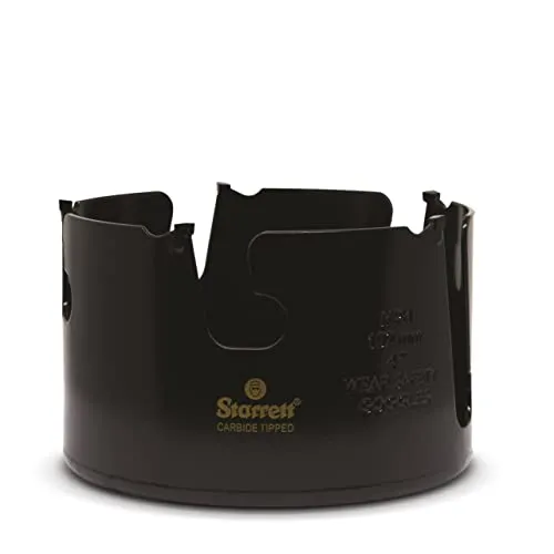 Starrett Hartmetall-Lochsäge - MPH0400 Mehrzweck-TCT-Lochsäge - für Holz-MDF-Kunststoff-Keramik-Wandfliesen - 102 mm