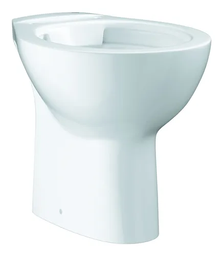 Grohe Bau Ceramic WC 39431000 - Spülrandloses WC mit senkrechtem Abgang, effizientes Spülvolumen von 3/6 l und Montageset inklusive