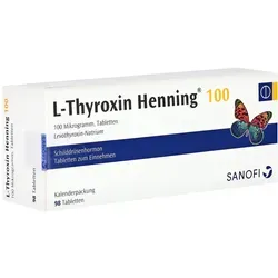 L-THYROXIN 100 Henning Tabl.i.Kalenderpack. 98 St