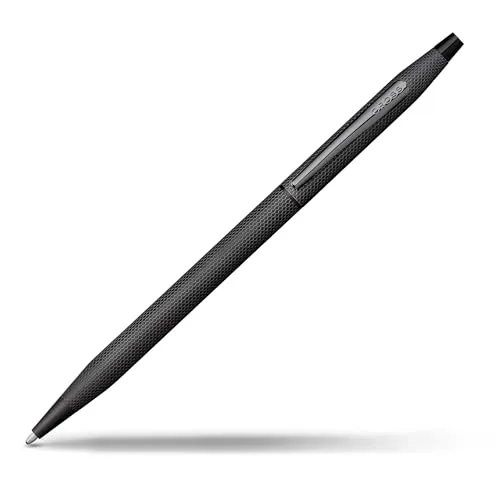 Cross Klassisch Jahrhundert Medalist Drehkugelschreiber - Eleganter Kugelschreiber mit Chrom- und Goldrand, ideal für stilvolle Notizen und Geschenke, Tinte in Schwarz und mittlere Spitze für präzises Schreiben.