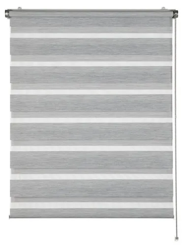 Schöner Wohnen Doppelrollo Tilda 90 cm x 150 cm Anthrazit – Flexibles Lichtspiel - Rollos & Raffrollos – Das Doppelrollo Tilda ermöglicht eine präzise Licht- und Sichtkontrolle. Einfach ohne Bohren zu montieren, ideal für stilvolle und elegante Wohnräume.