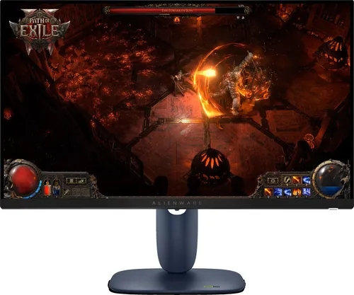 Dell 27" Alienware AW2725DM - Gaming Monitor - 27" Gaming Monitor mit 2560x1440 (QHD) Auflösung, 180Hz und IPS-Panel für ruckelfreies Gaming. Ideal für Gamer durch Nvidia G-Sync und AMD FreeSync.
